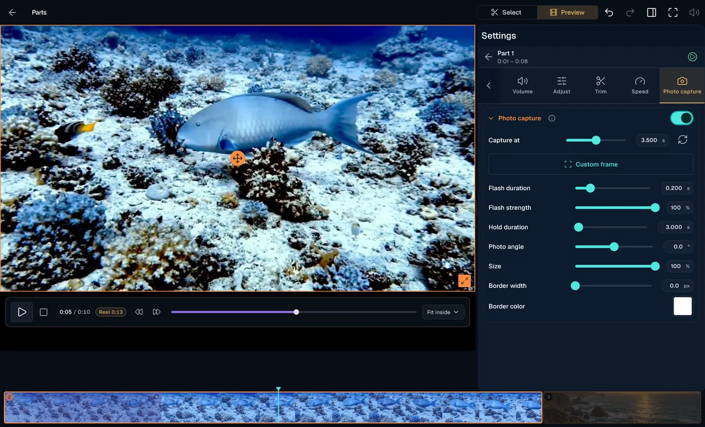 Freeze a moment with Photo capture · Desktop