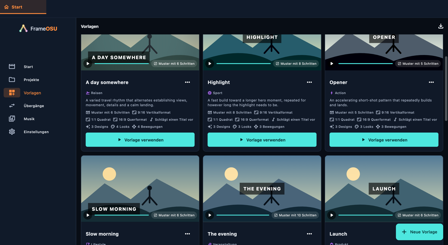Vorlagen · Computer