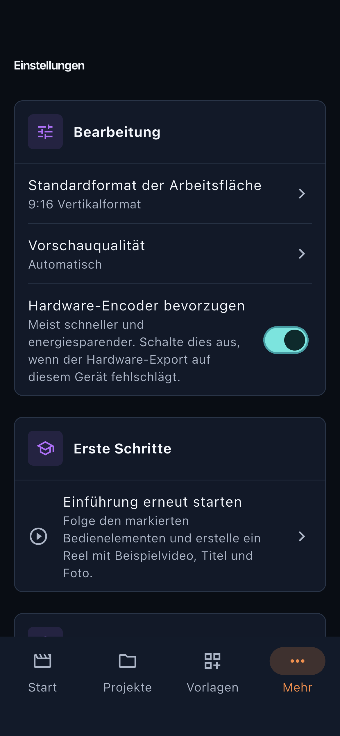 Einstellungen · Smartphone