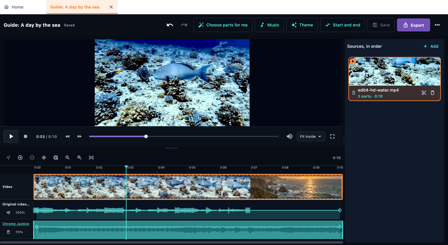 Reel · Desktop