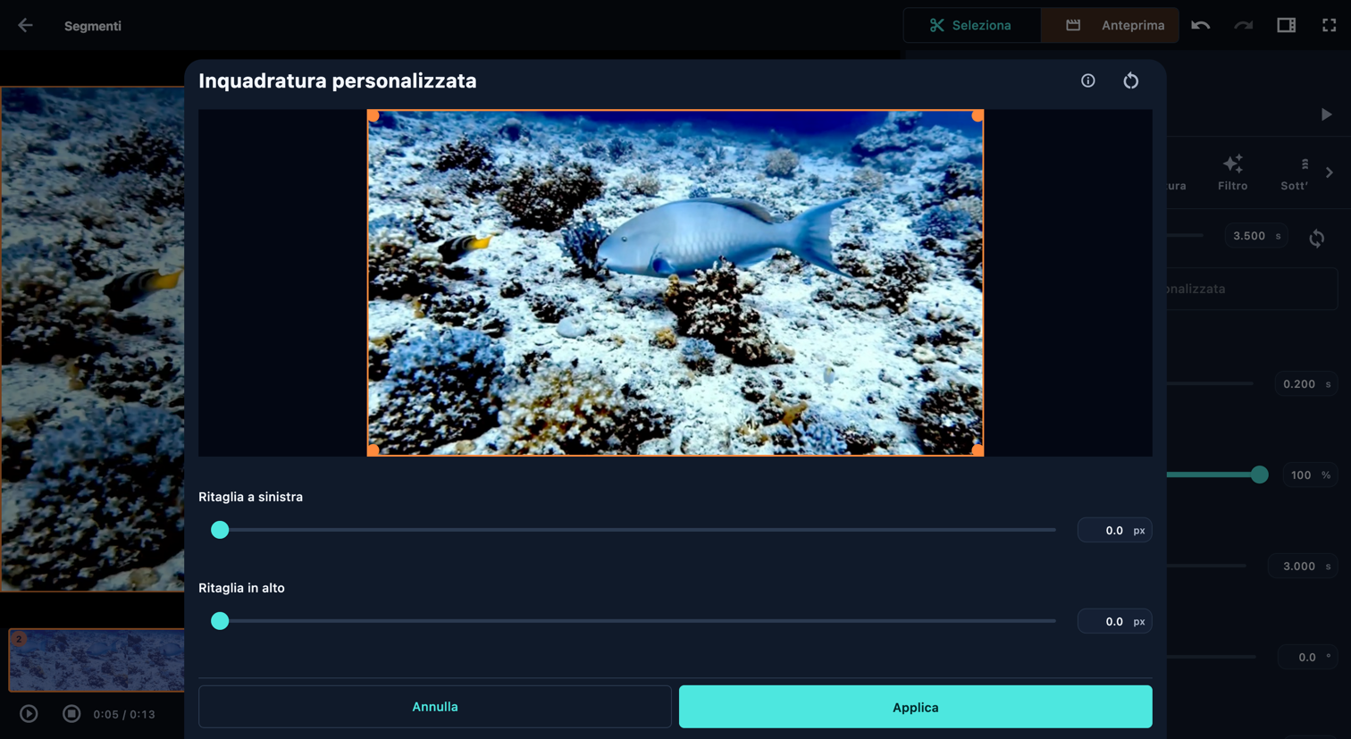 Inquadratura personalizzata · Computer